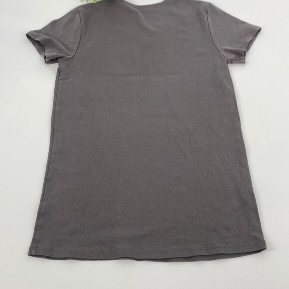 Lucy Active Fit Cotton Yoga Embellished Heart Casual Tee Grey M - Picture 8 of 12